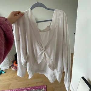 White tie sweater XXL